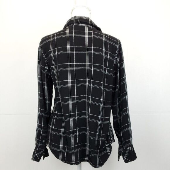 Sanctuary New Generation Plaid Boyfriend Shirt E-0141b - Picture 6 of 9